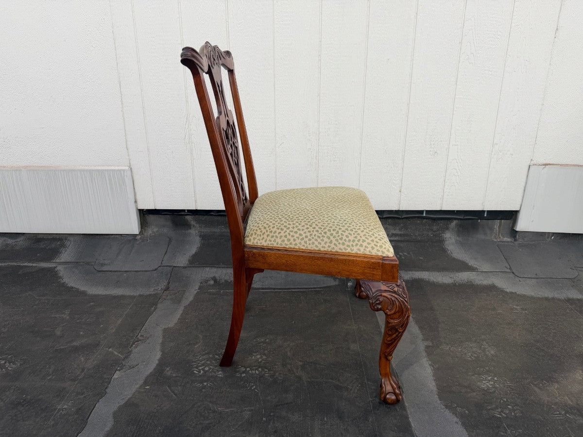 Mahogany Chippendale Style Dining Chairs, Set of Ten