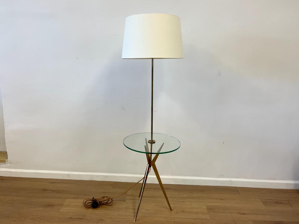 Vaughan Ellington Brass Floor Lamp