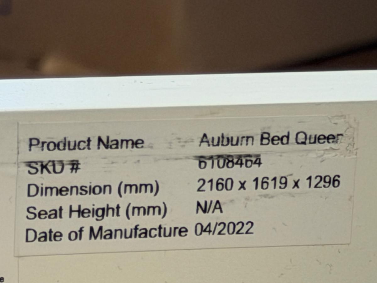 Pottery Barn Teen Auburn Classic Queen Bed
