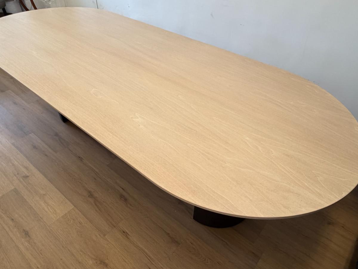 “Cecil” Racetrack Dining Table designed by Bradley USA