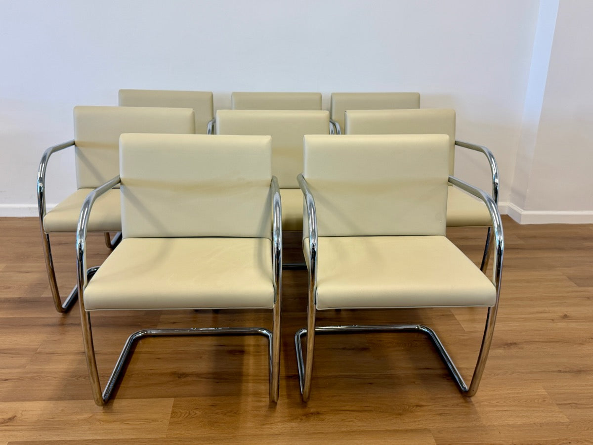 BRNO Tubular Chairs, Set of 8