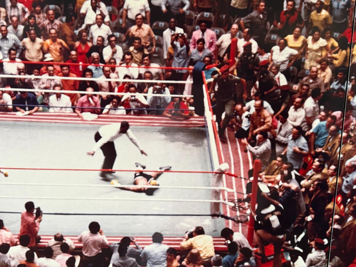 Custom Muhammad Ali vs. Cleveland Williams (Aerial) by Neil Leifer