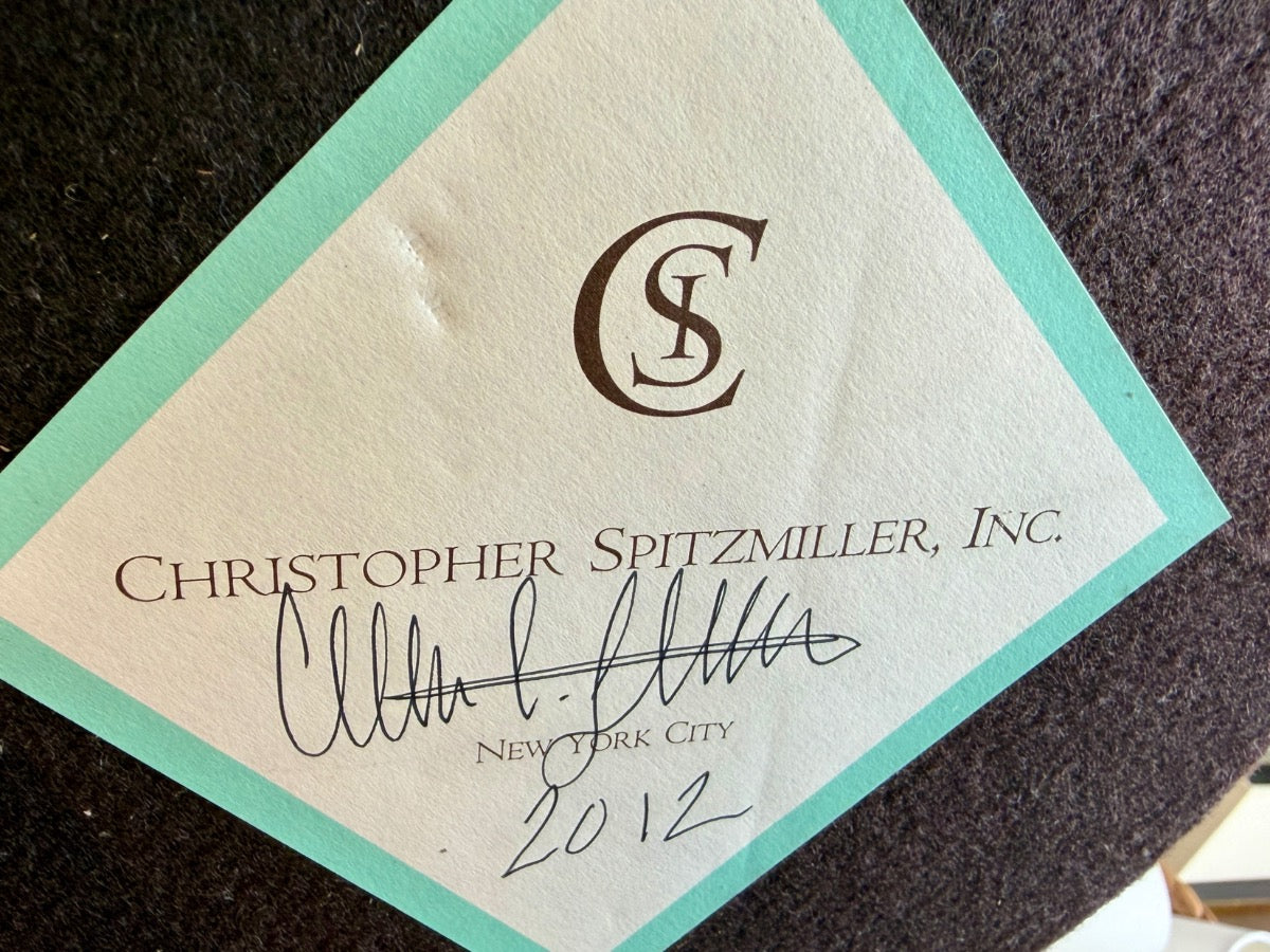 Christopher Spitzmiller Signed Large Gourd Table Lamps in Platinum Luster, Pair