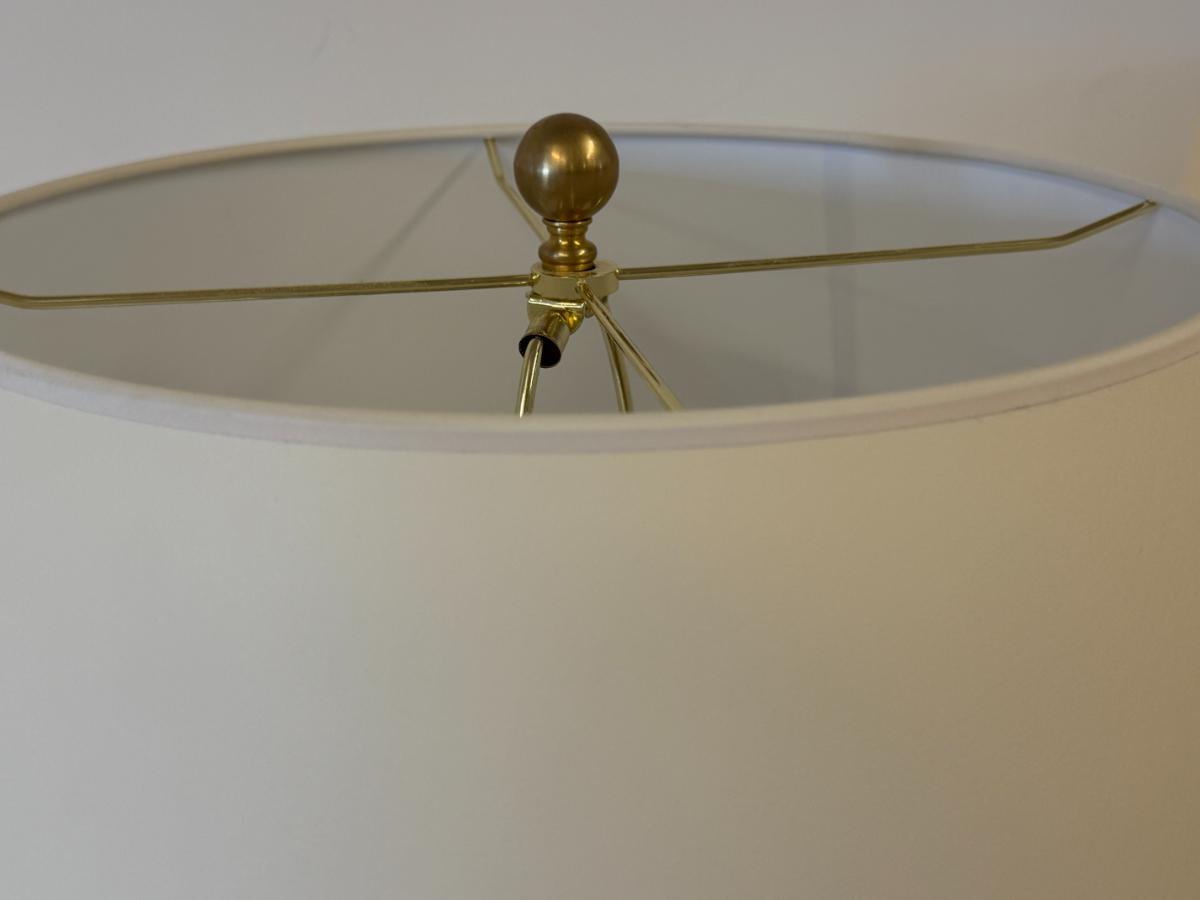 Bull Nose Table Lamps by Visual Comfort Signature, Pair