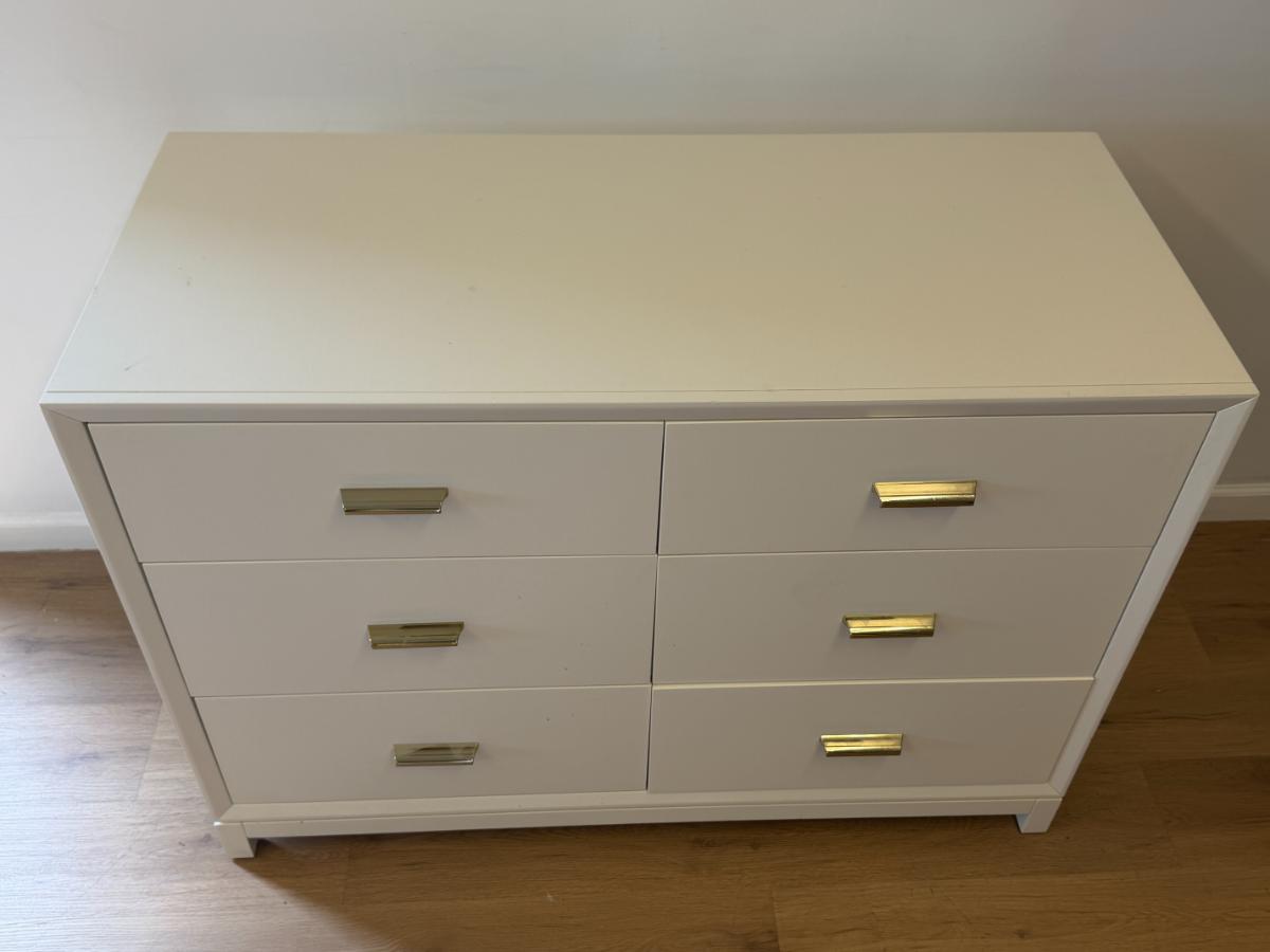 Pottery Barn Teen White Dresser