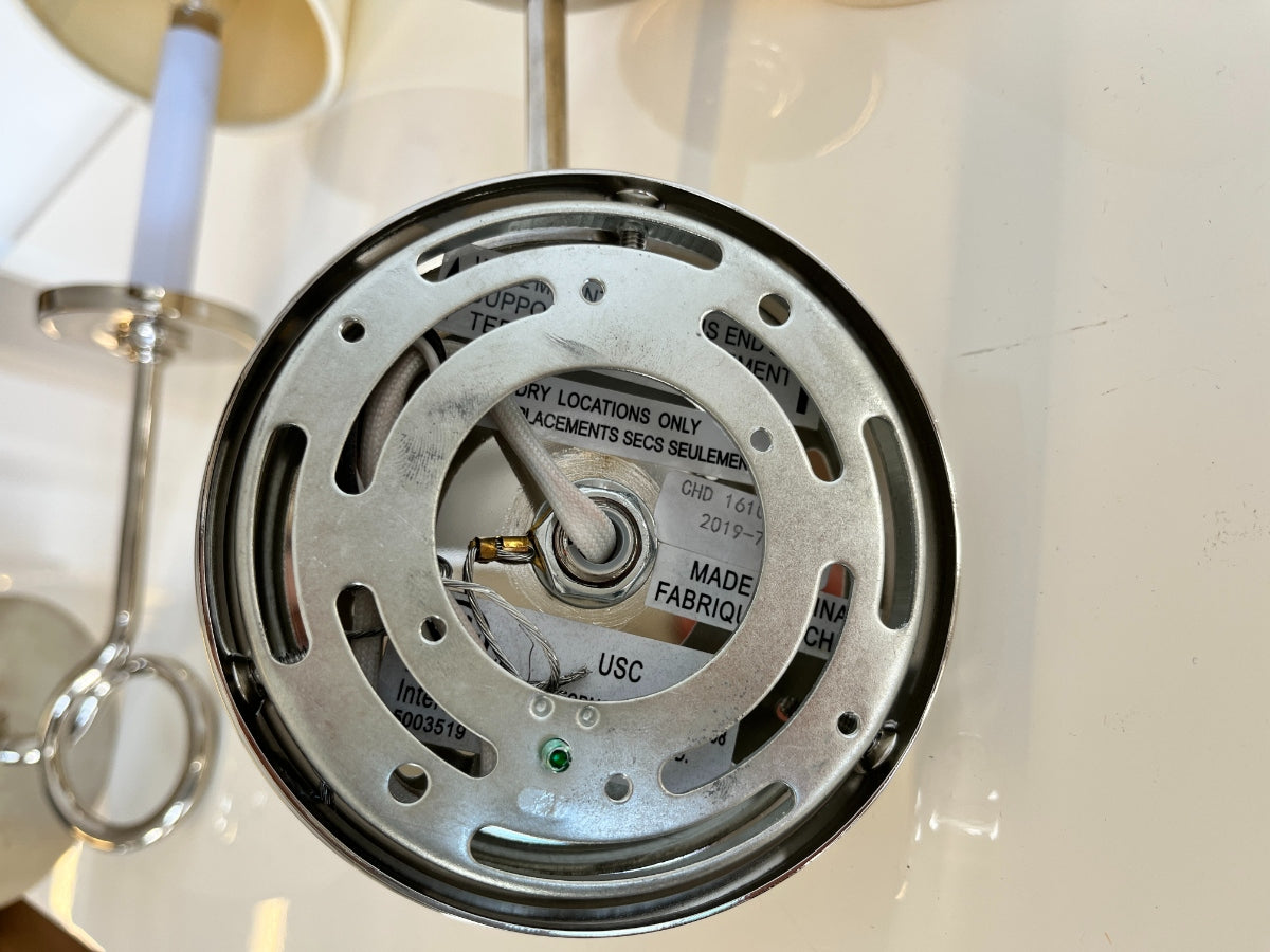 Chapman & Myers for Visual Comfort Symmetric Twist Single Sconces, Set of 4 (2 of 2 Sets)