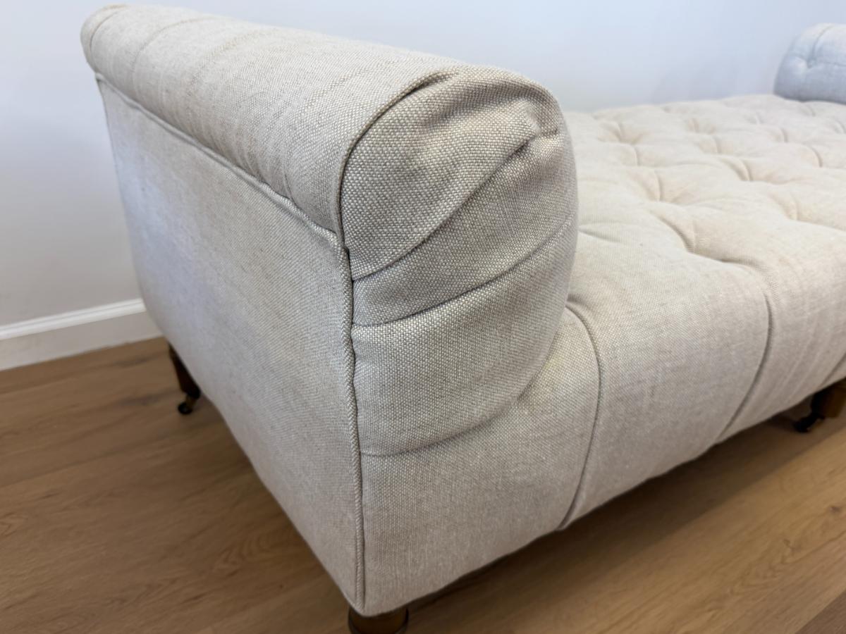 Restoration Hardware Camille Tufted Settee, 1 of 2