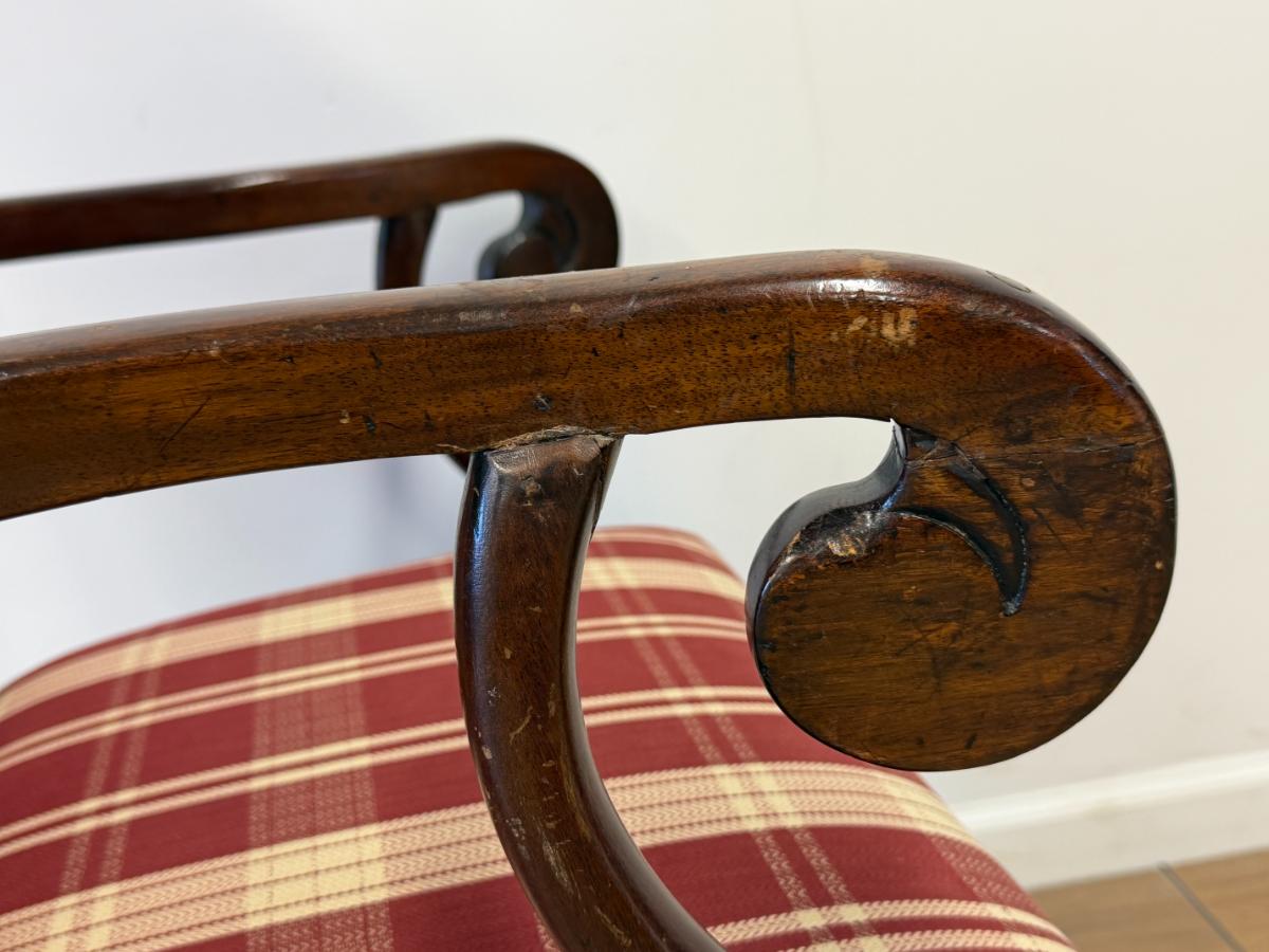 George III Wing Commode Chair, Circa 1790