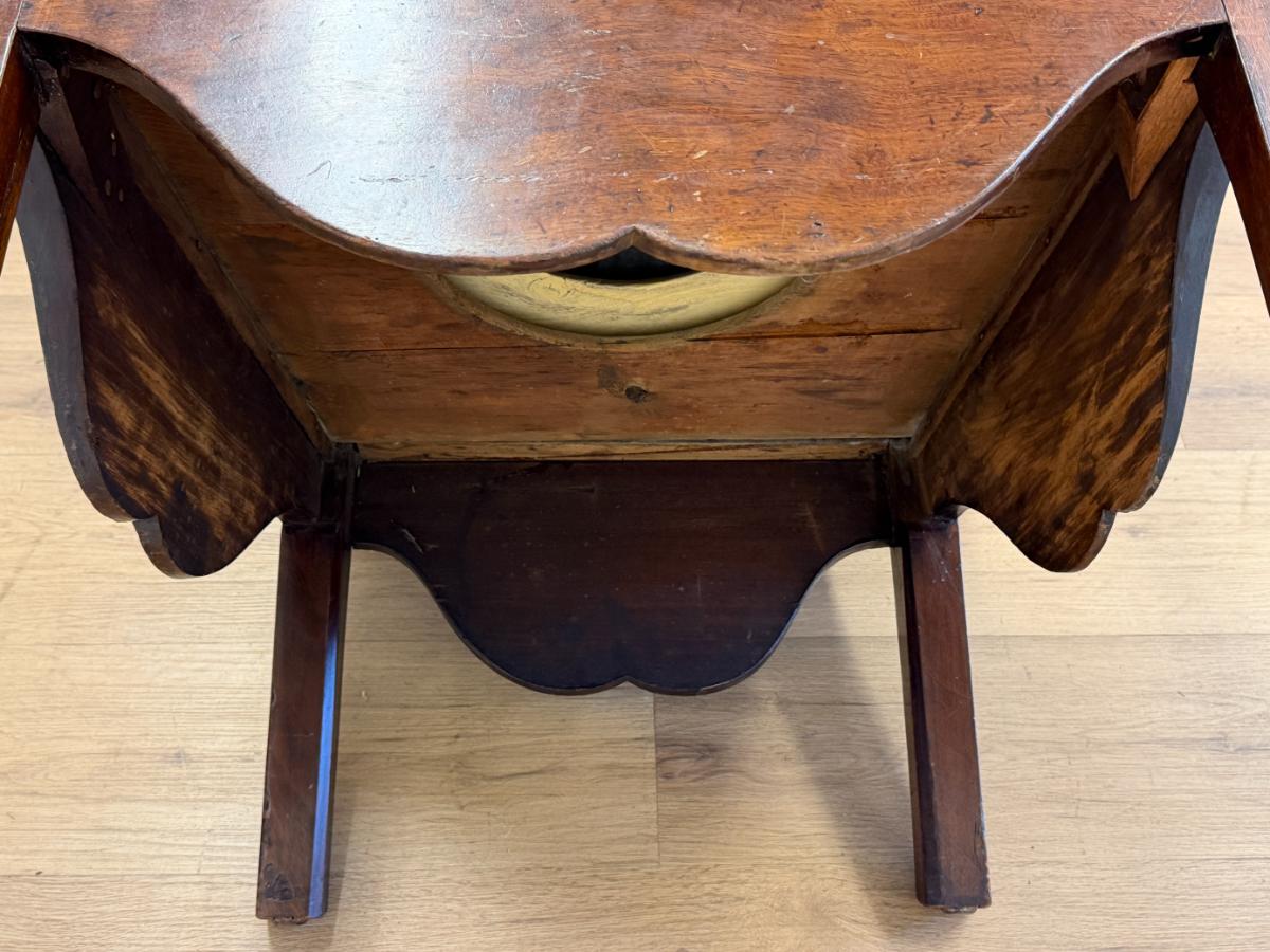 George III Wing Commode Chair, Circa 1790