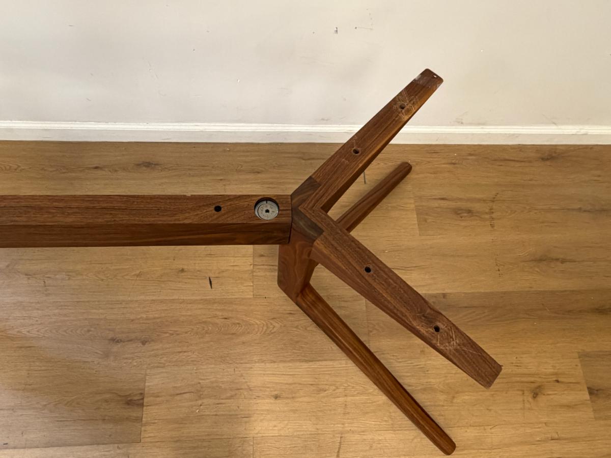 Design Within Reach Case Cross Extension Dining Table in Walnut