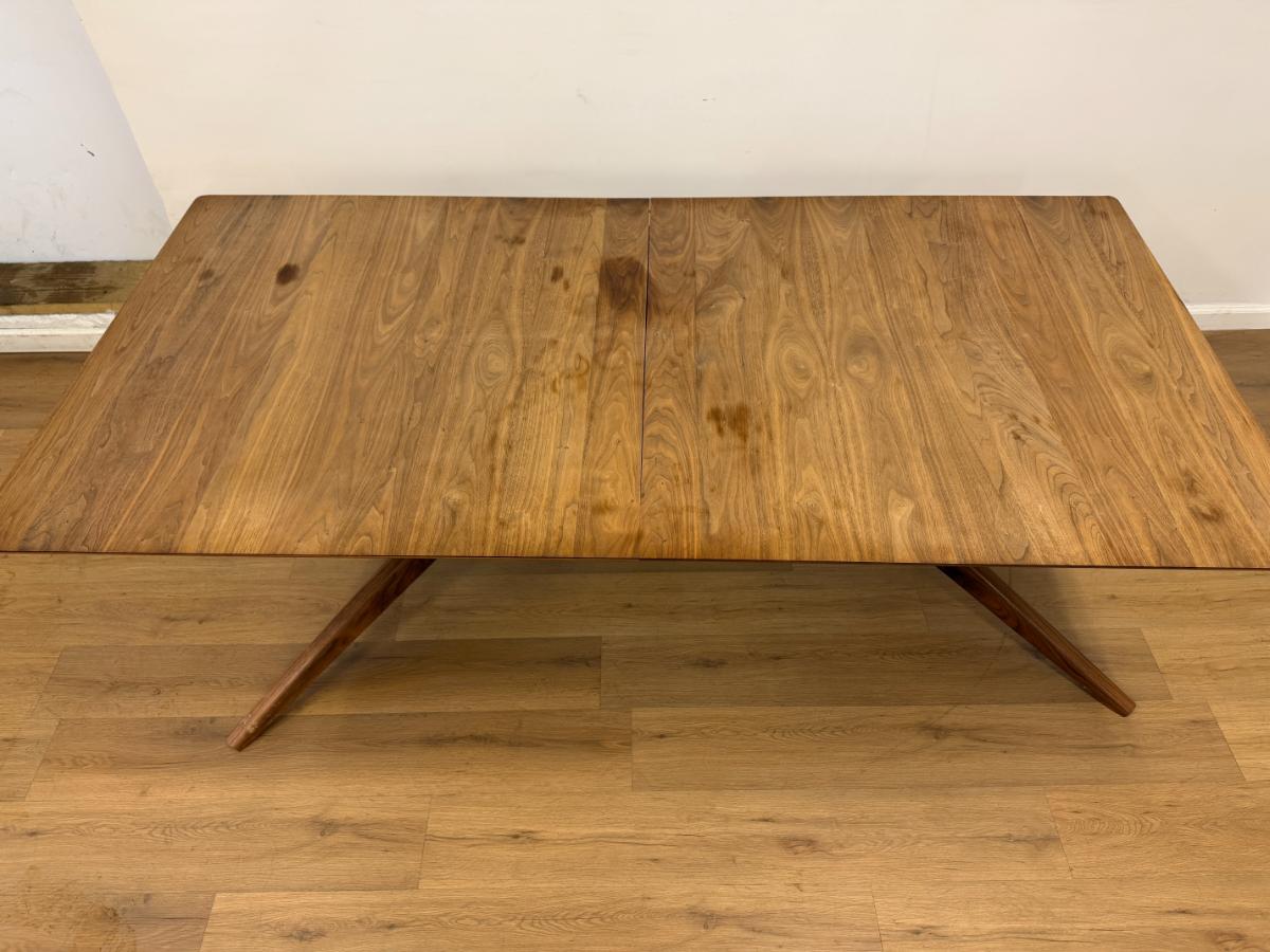 Design Within Reach Case Cross Extension Dining Table in Walnut
