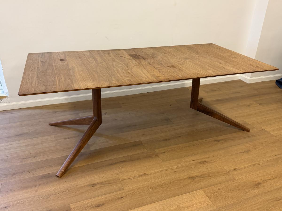 Design Within Reach Case Cross Extension Dining Table in Walnut