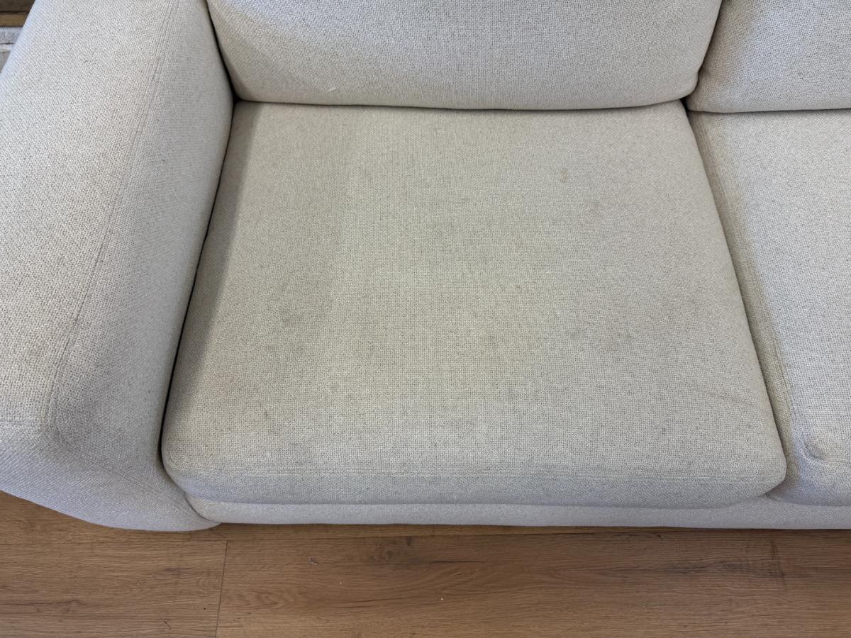 Luther Quintana Custom Sofa with Chaise Lounge, Sectional in Performance Boucle