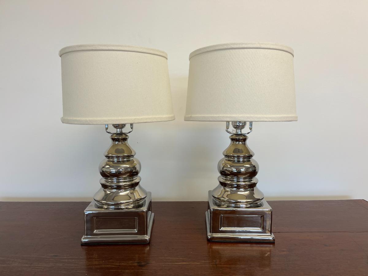 Barbara Cosgrove Table Lamps, Pair