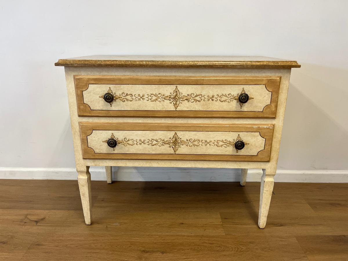 Niermann Weeks Painted Two Drawer Chest