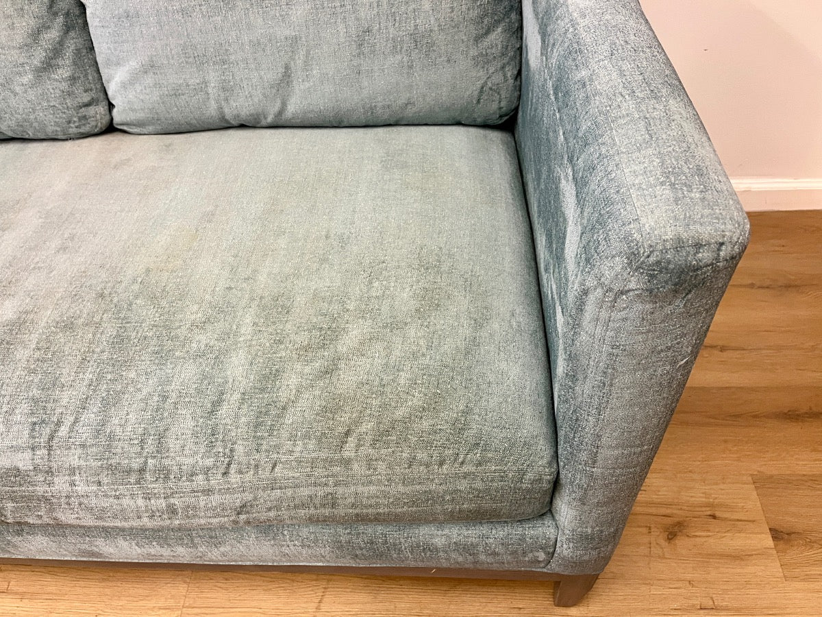 Lillian August Bailey Sofa in Granbury Tranquil Fabric