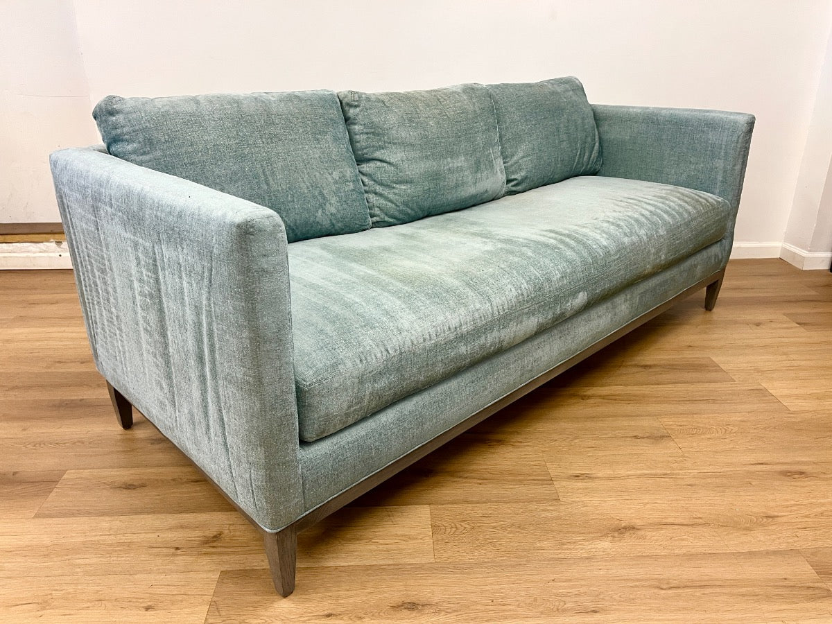 Lillian August Bailey Sofa in Granbury Tranquil Fabric