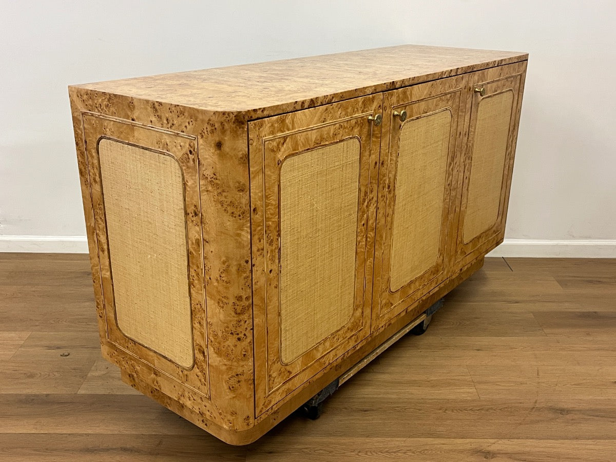 Made Goods Beaumont Burlwood & Rattan Buffet
