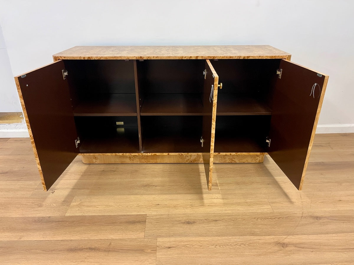Made Goods Beaumont Burlwood & Rattan Buffet