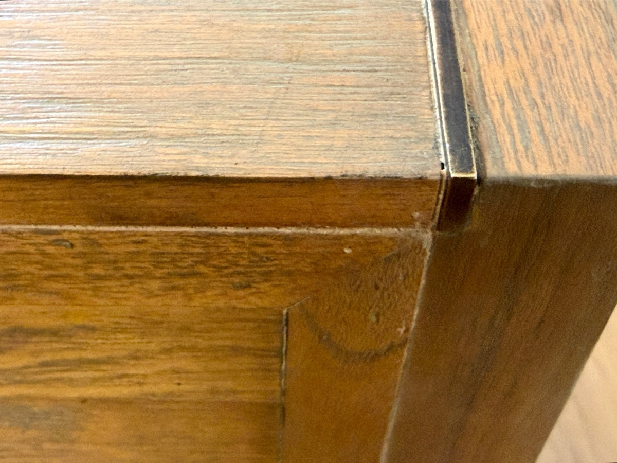 Cerused Wood & Cane 4 Door Cabinet