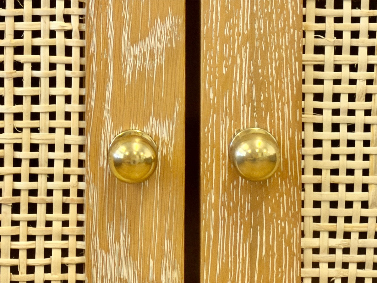 Worlds Away Cerused Oak Alden Cabinet