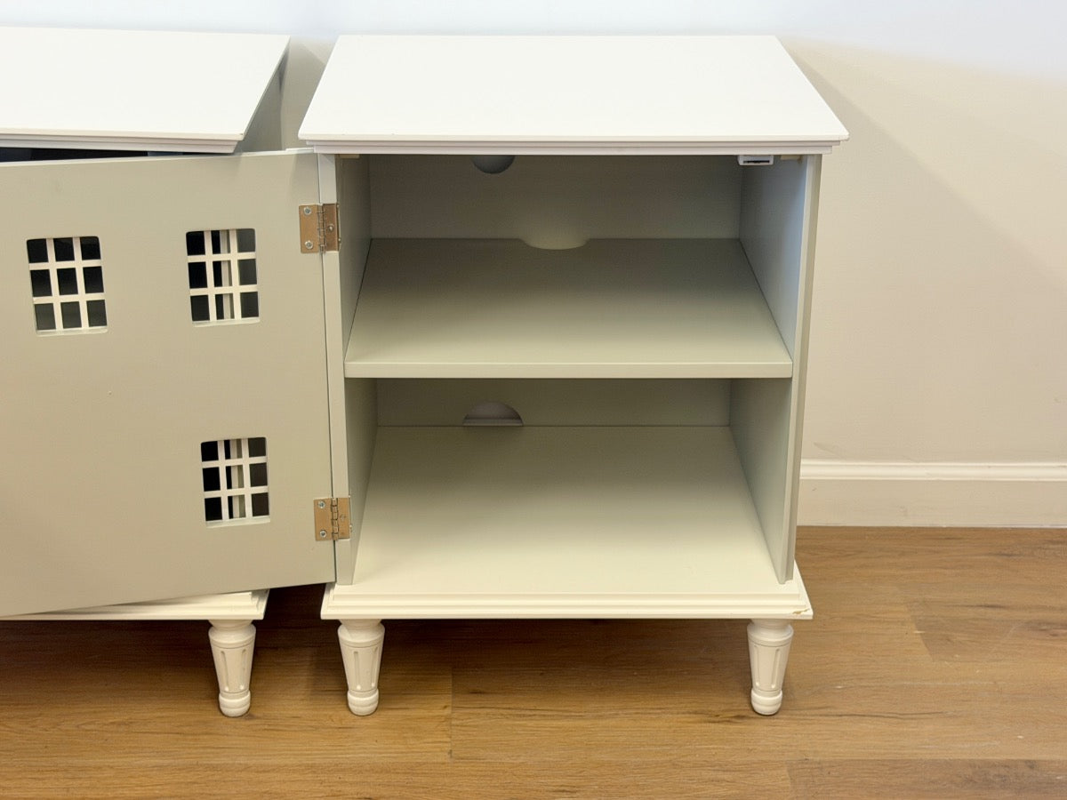 Pottery Barn Dollhouse Nightstands, Pair