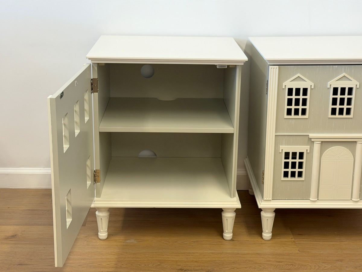 Pottery Barn Dollhouse Nightstands, Pair