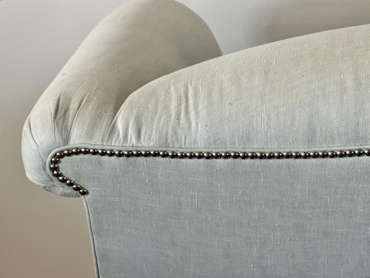 Barclay Butera Camel Back Settee