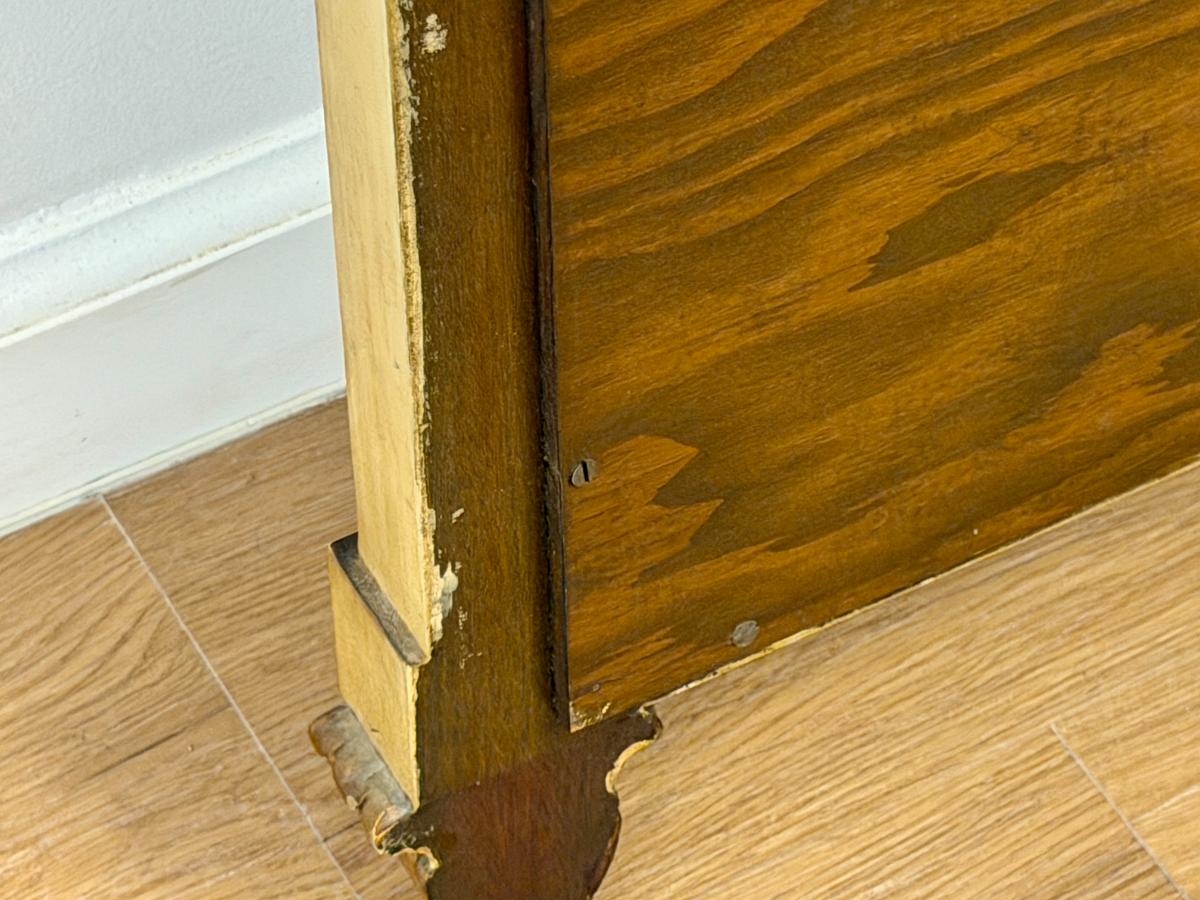 Gilded & Black Arched Mirror