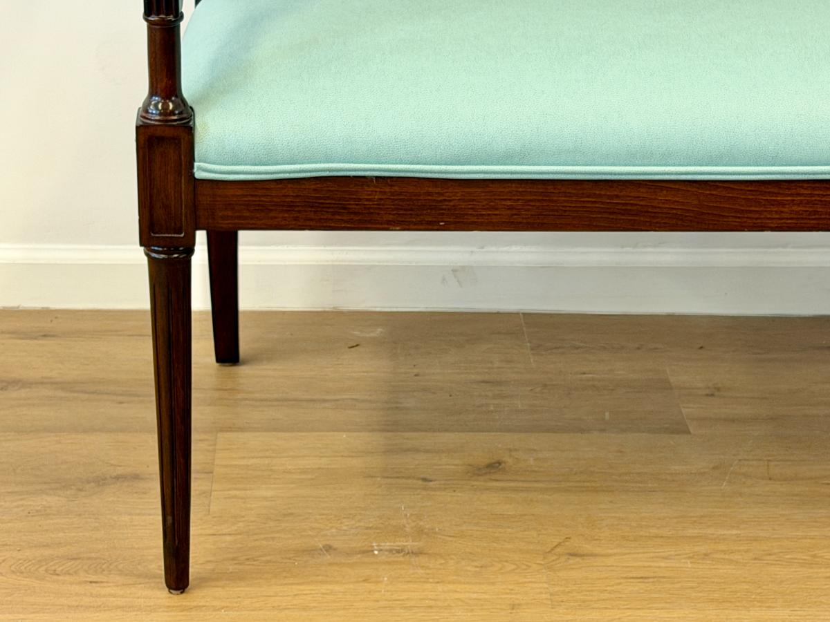 Mahogany English Regency Style Settee