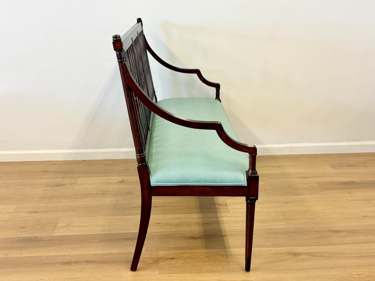 Mahogany English Regency Style Settee