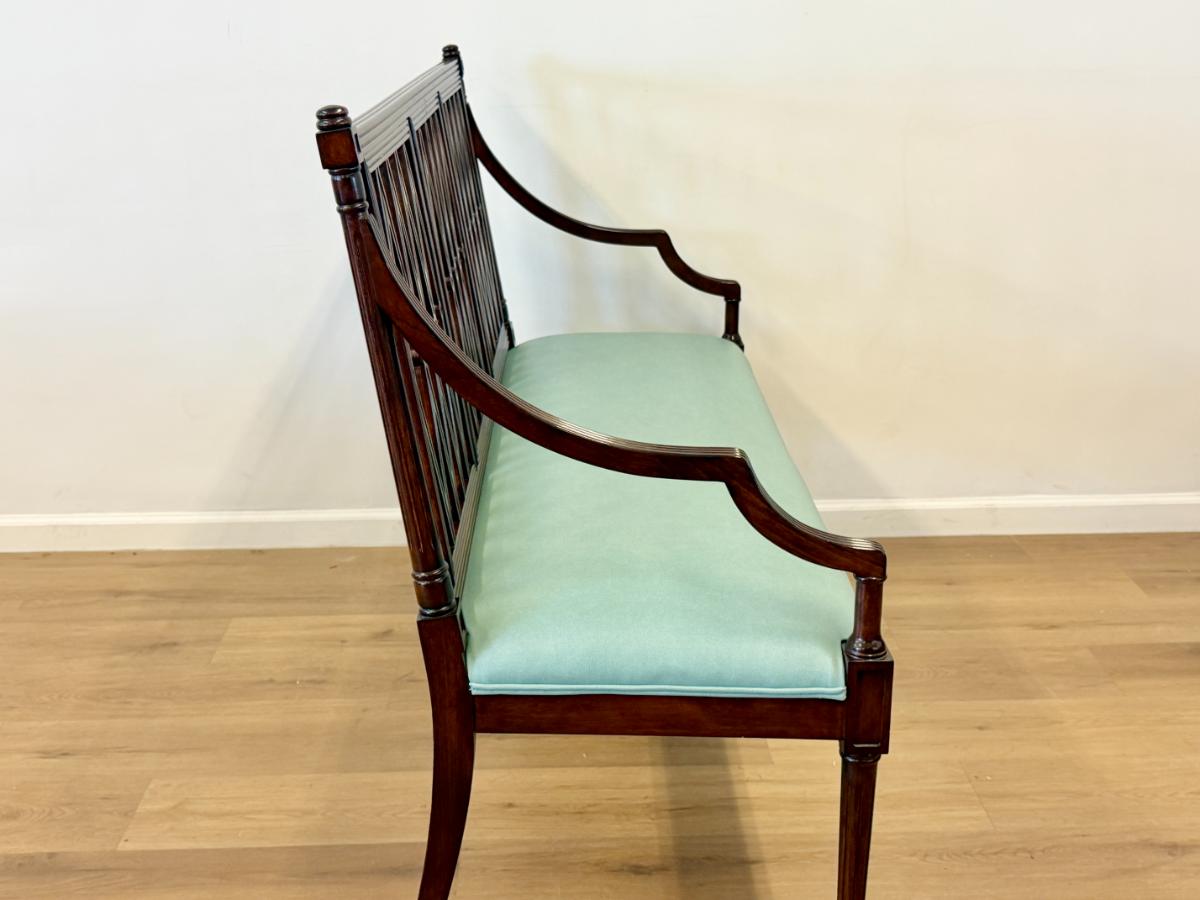 Mahogany English Regency Style Settee