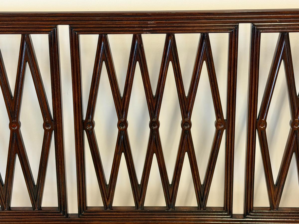 Mahogany English Regency Style Settee
