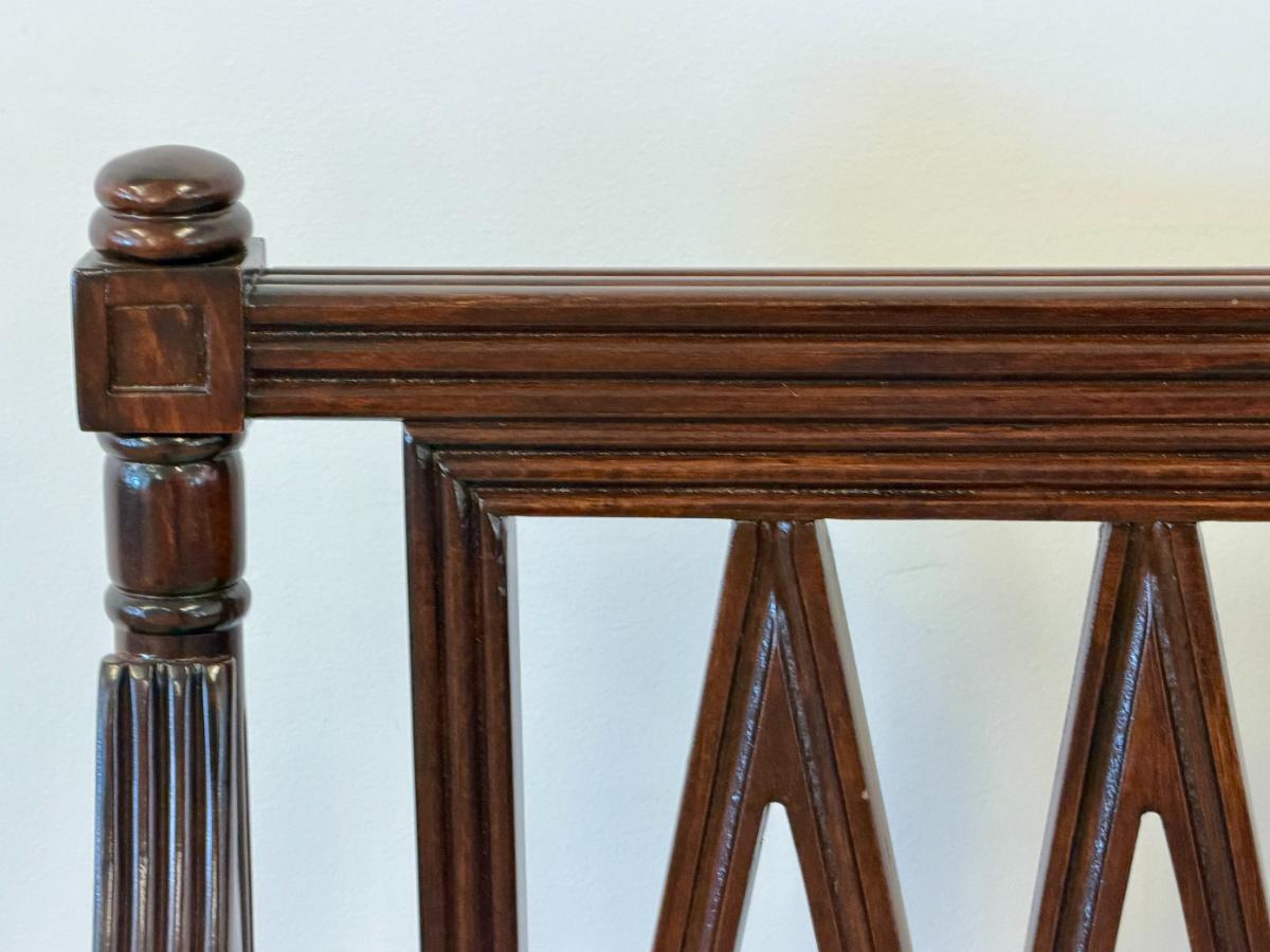 Mahogany English Regency Style Settee
