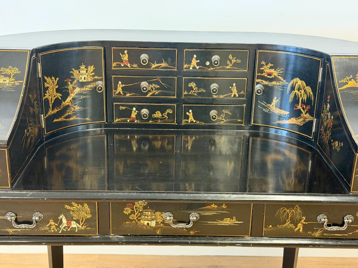 Fabulous Chinoiserie Carlton Desk & Chair