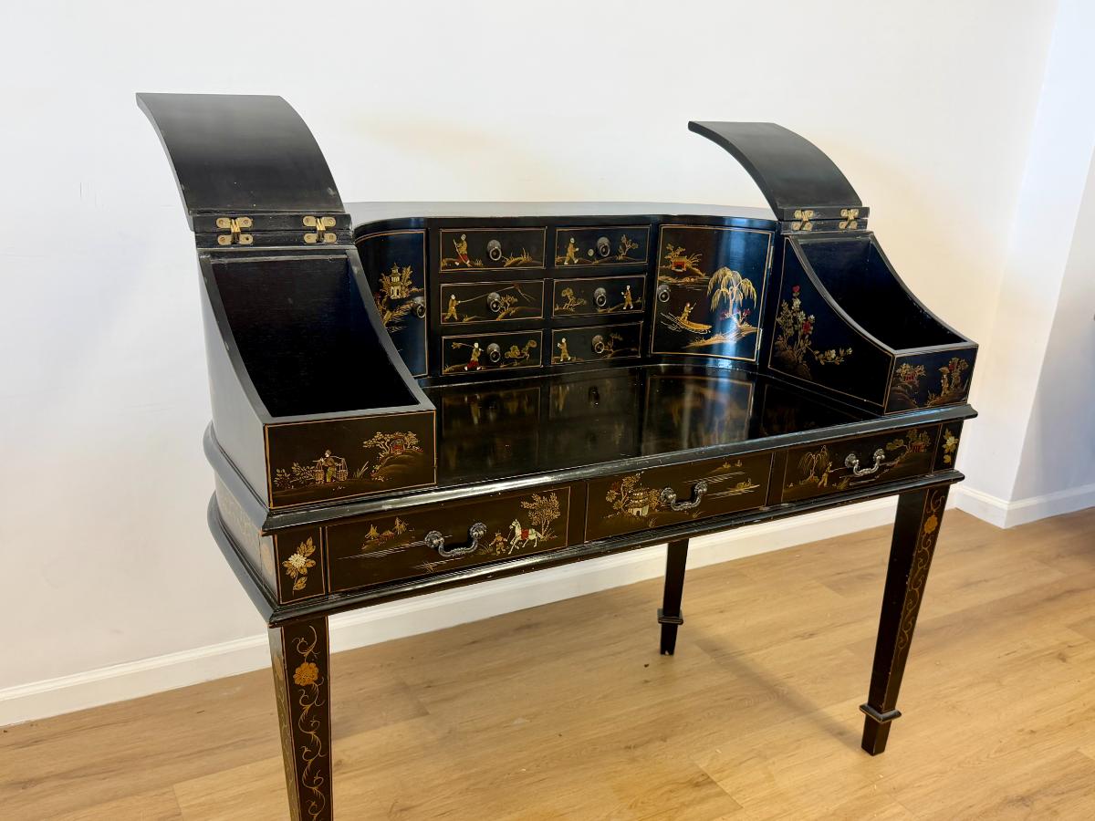 Fabulous Chinoiserie Carlton Desk & Chair