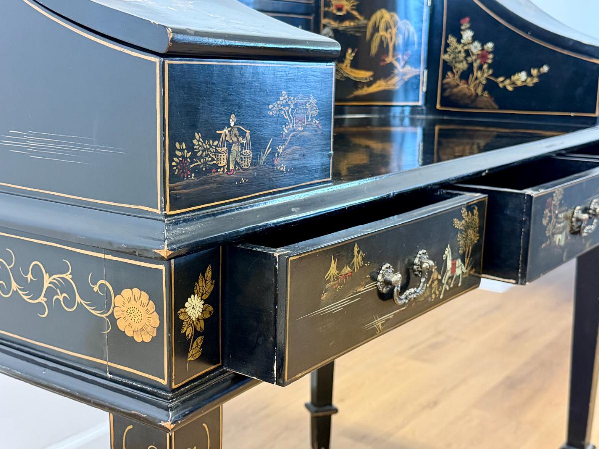 Fabulous Chinoiserie Carlton Desk & Chair