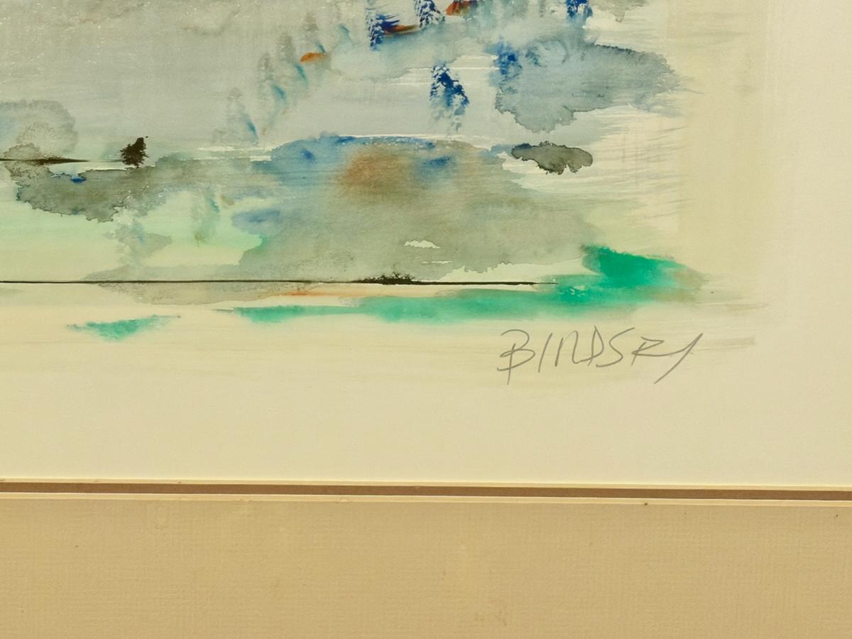 Alfred Birdsey Framed Watercolor