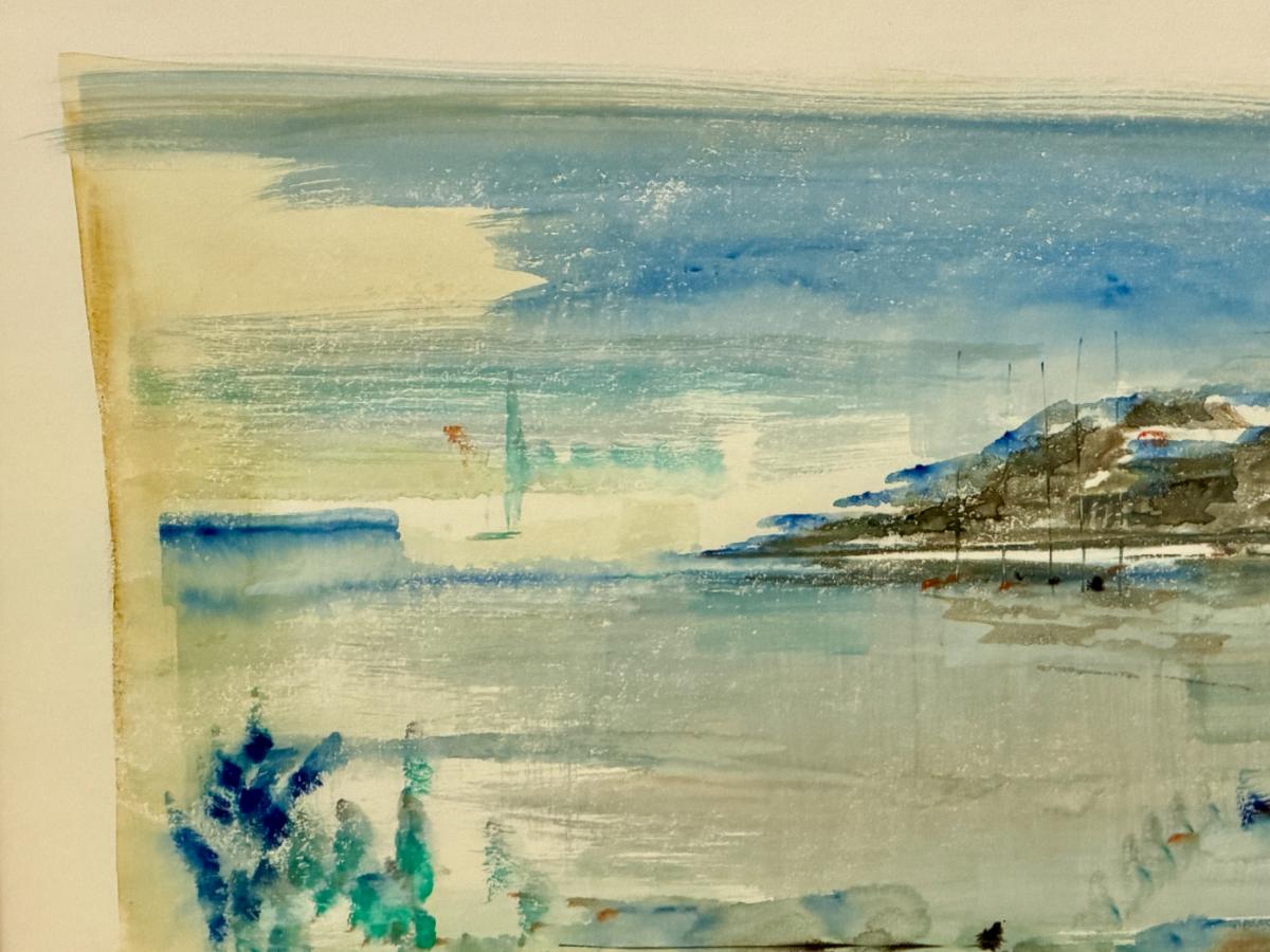Alfred Birdsey Framed Watercolor