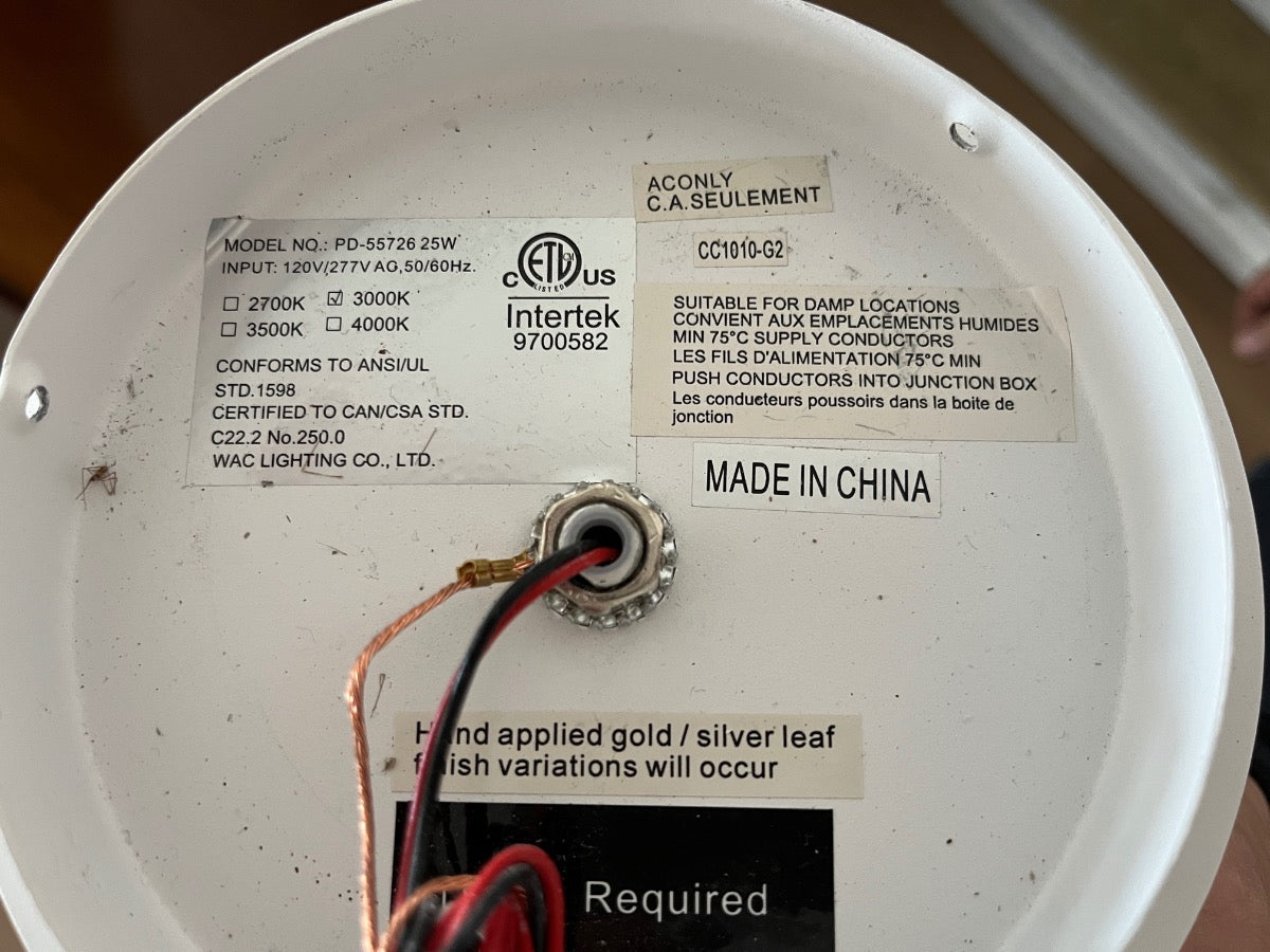 Yolo Pendant Lights in White with Silver Leaf, Pair