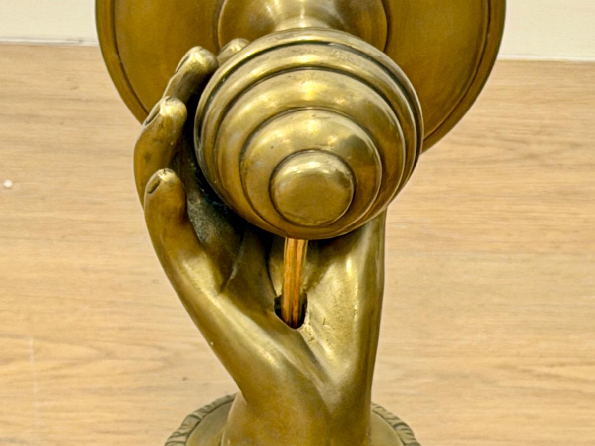 Brass Hand Wall Sconces