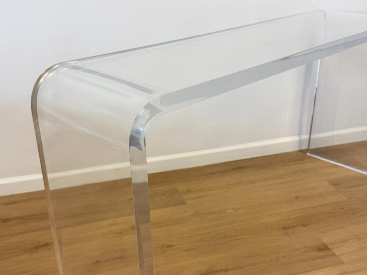Vintage Lucite Waterfall Console