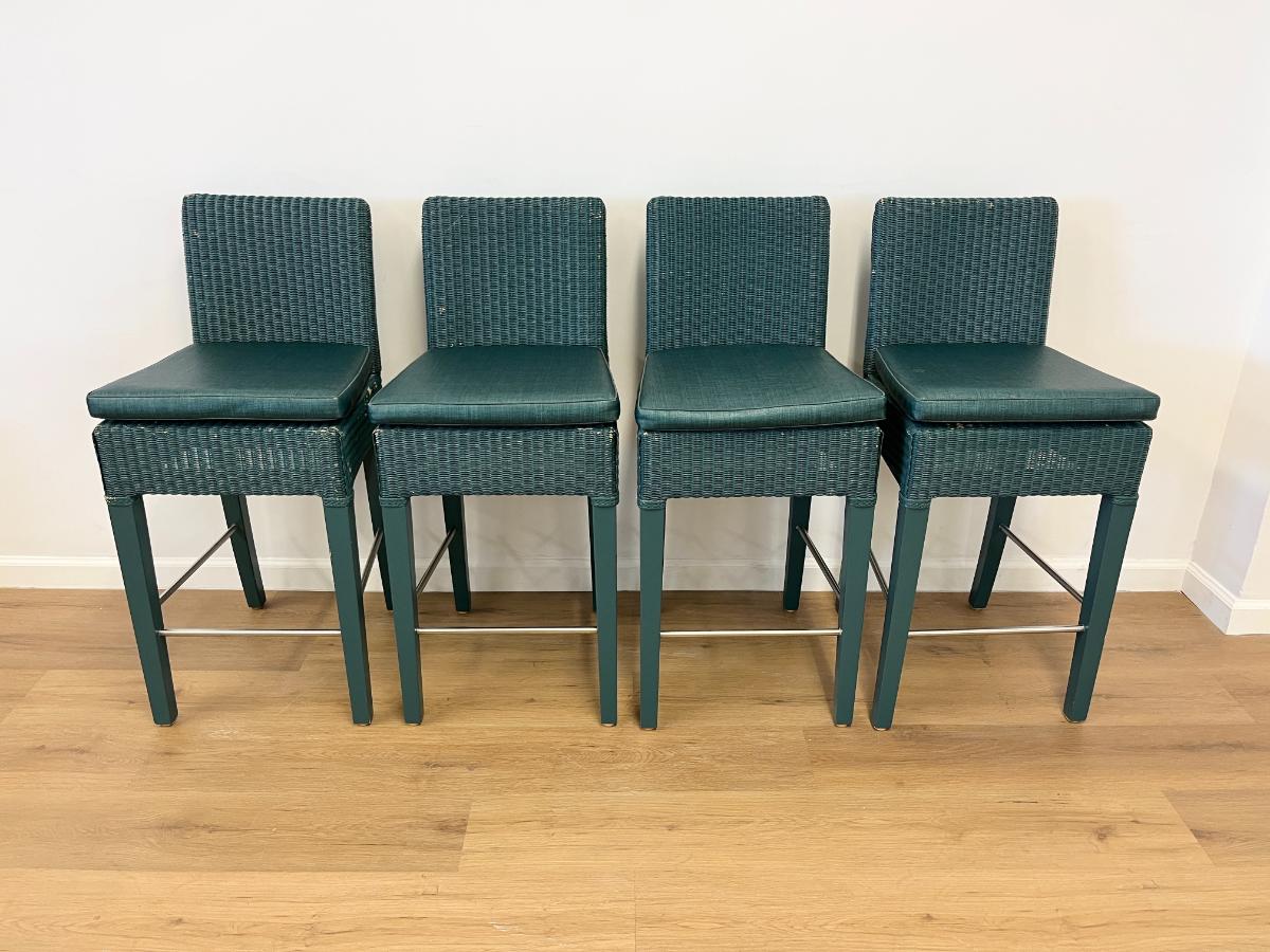 Vincent Sheppard Lloyd Loom Bar Stools, Set of 4