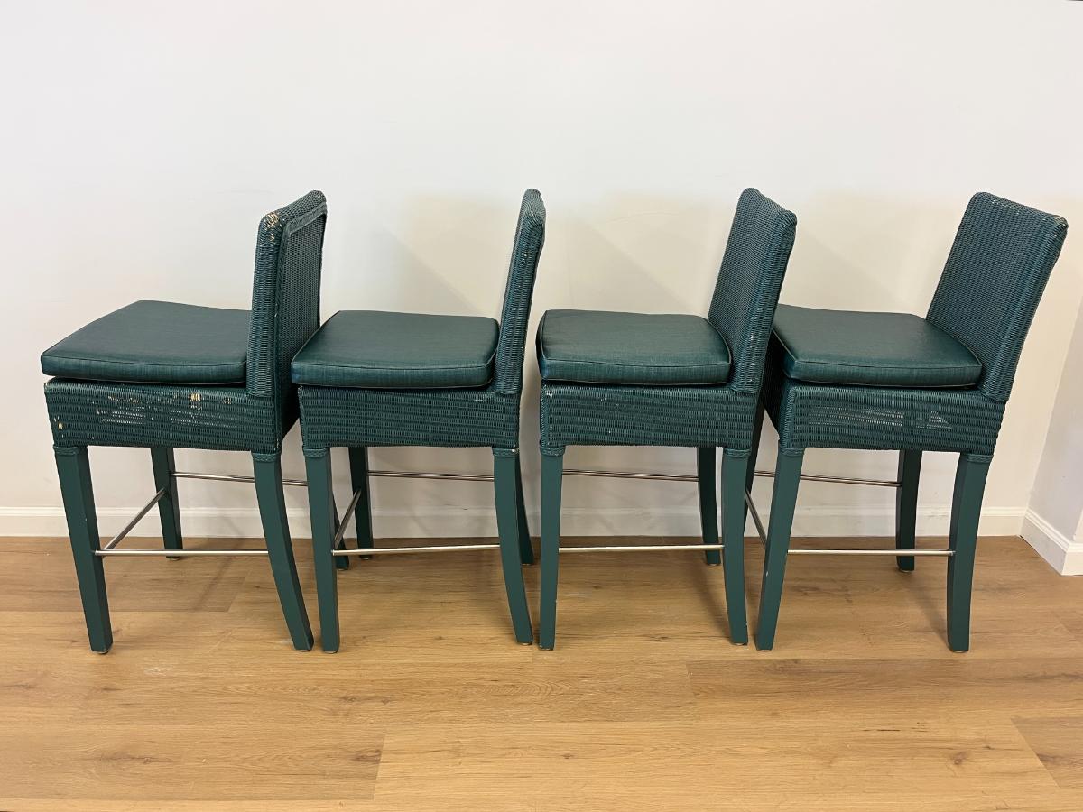 Vincent Sheppard Lloyd Loom Bar Stools, Set of 4