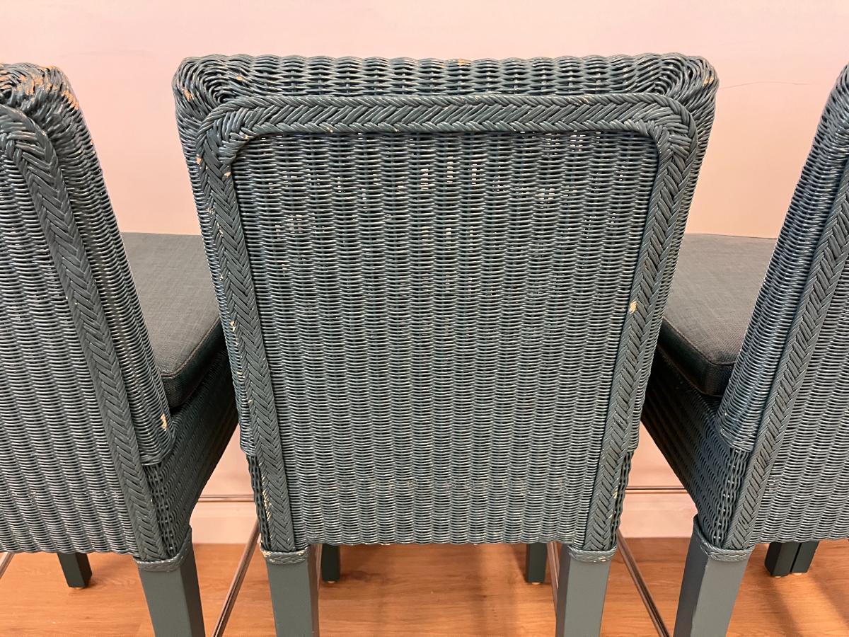 Vincent Sheppard Lloyd Loom Bar Stools, Set of 4