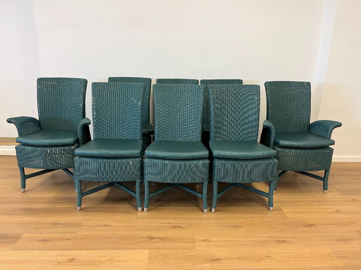 Vincent Sheppard Lloyd Loom Chairs, Set of 8