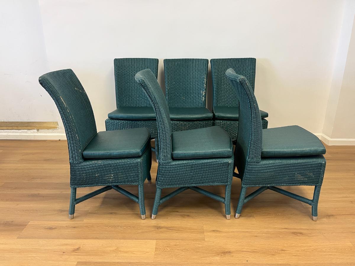 Vincent Sheppard Lloyd Loom Chairs, Set of 8