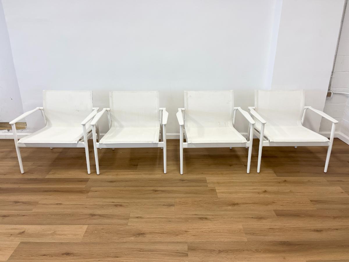 Gloster 180 Stacking Lounge Chairs, Set of 4