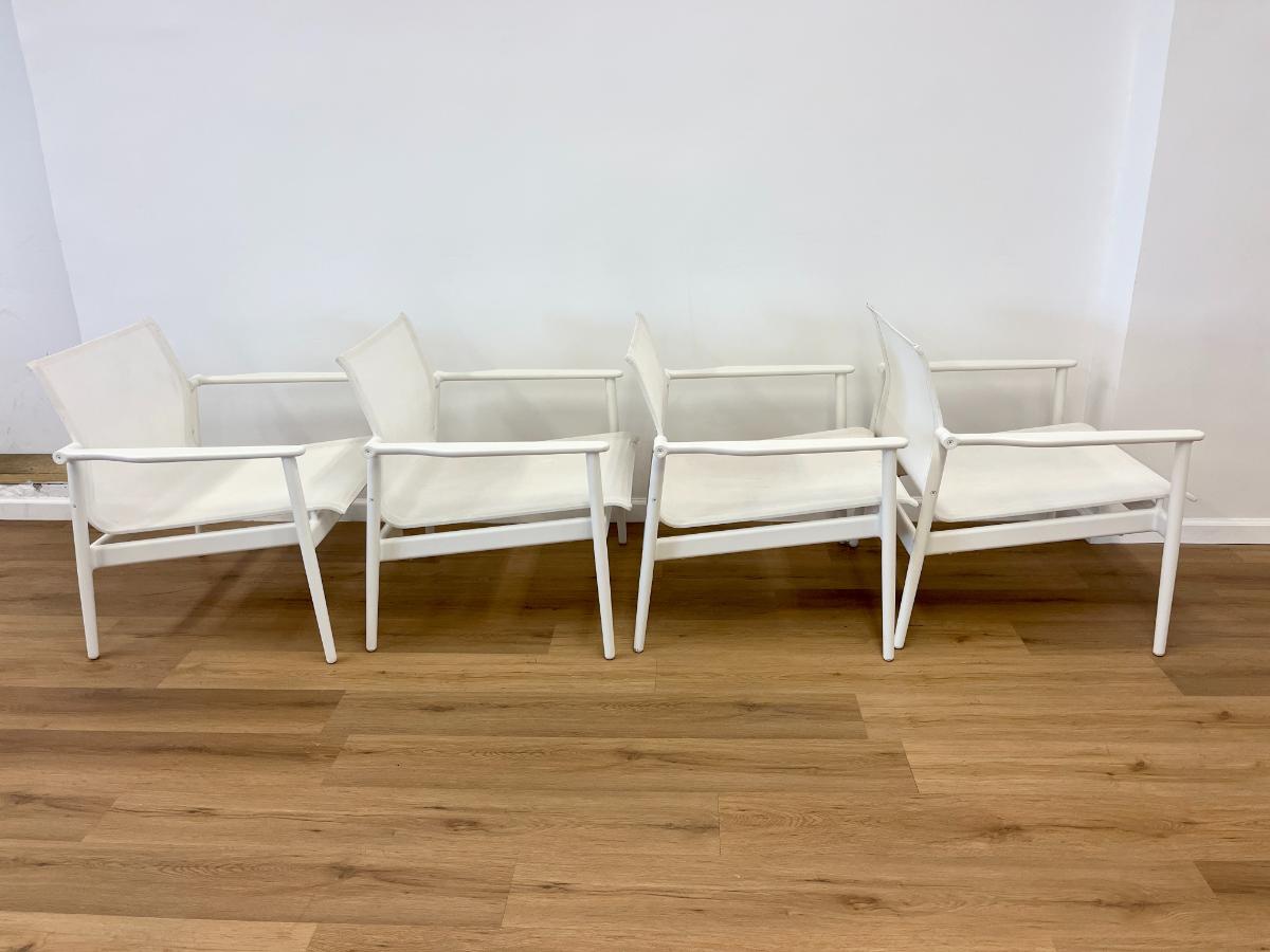 Gloster 180 Stacking Lounge Chairs, Set of 4