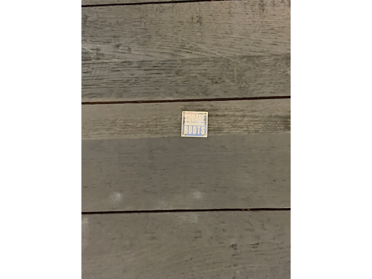 Square Roots Live Edge Stained Black Dining Table